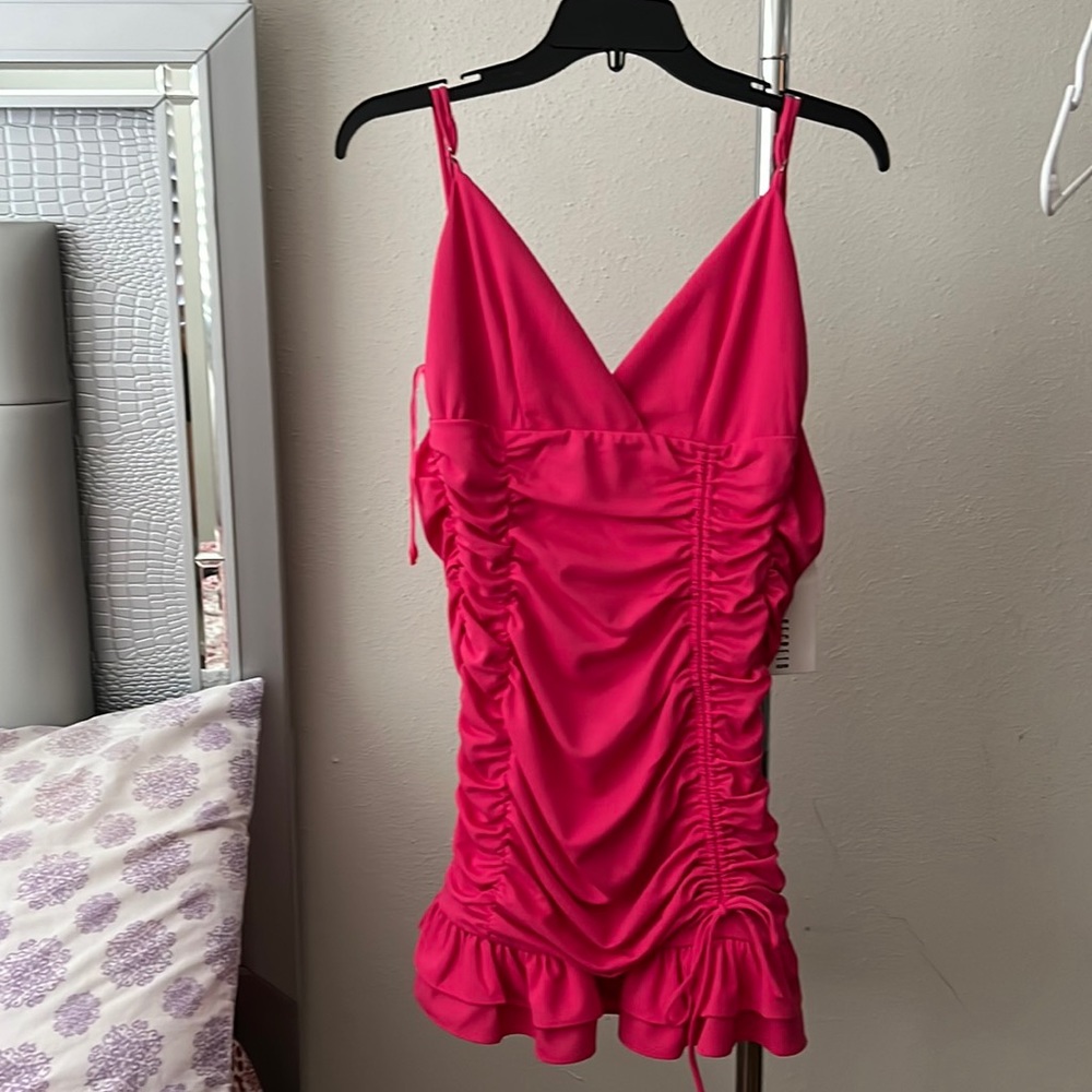 MISS BEHAVIN PINK DRESS
